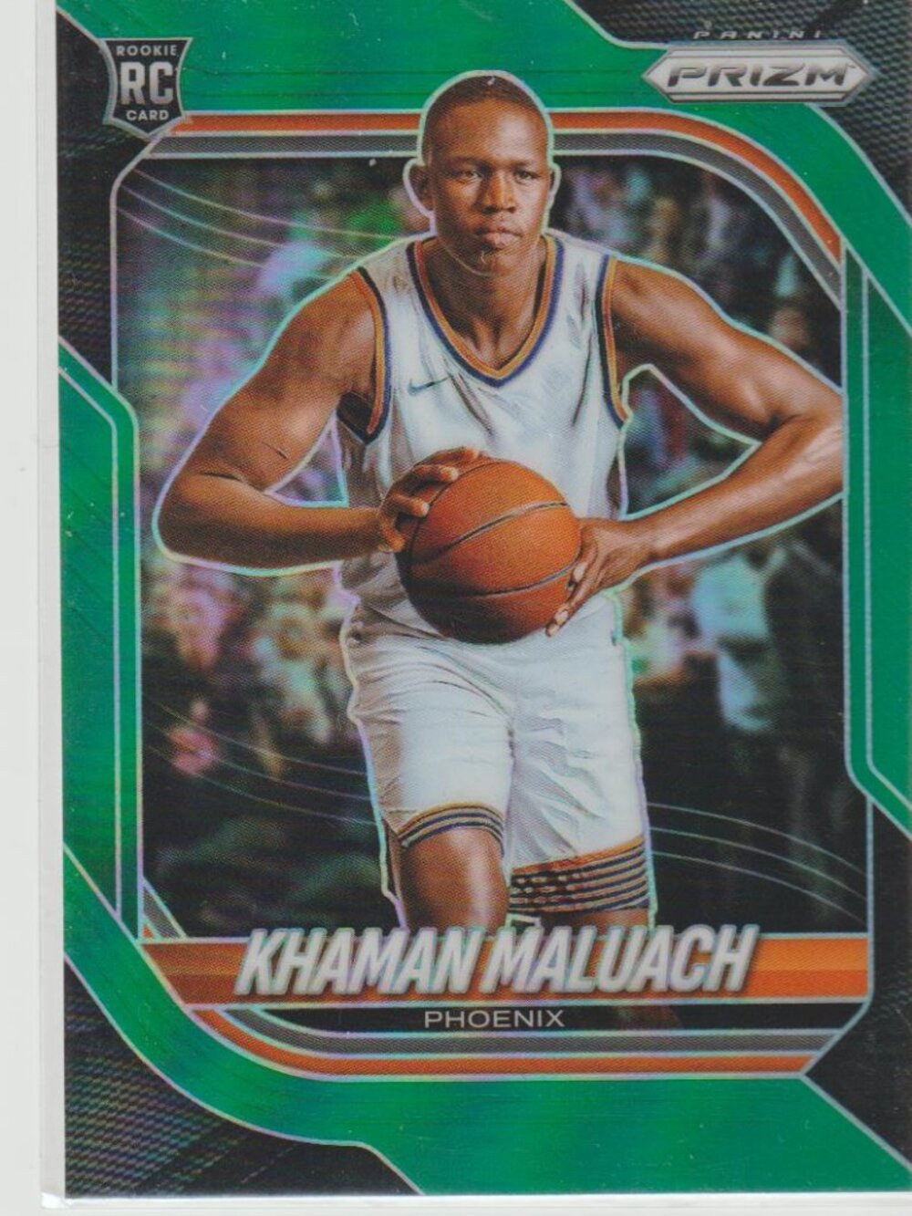 Khaman Maluach 2025-26 Panini Prizm #8 RC Green Prizm Rookie